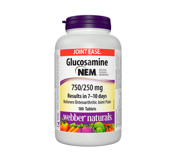 Image of product Webber - Glucosamine with Nem 750/250 mg , 180 units