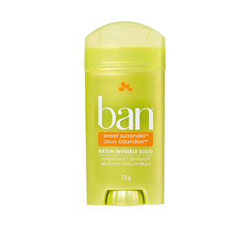 Image of product Ban - Antiperspirant Deodorant Invisible Solid, 73 g