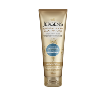 Image 1 of product Jergens - Natural Glow + Firming Daily Moisturizer Fair to Medium, 200 ml