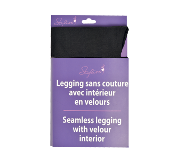 Seamless Legging with Velour Interior, 1 unit, 2XL-3XL