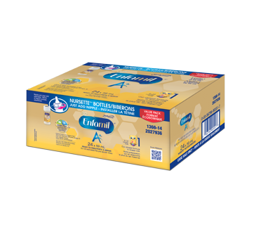 Enfamil A+ Nursette Bottles Infant Formula, 24 x 59 ml