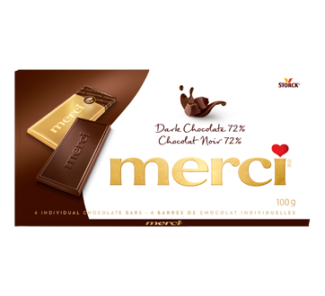 Dark Chocolate 72%, 100 g