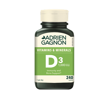 Image of product Adrien Gagnon - Vitamin D 1000 IU, 240 units