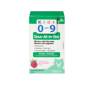Image 3 of product Homeocan - Kids 0-9 Sinus-All-in-One Drops, 25 ml, Raspberry