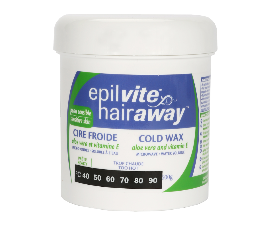 Cold Wax Sensitive Skin , 600 g Epil Vite Wax hair removal Jean Coutu