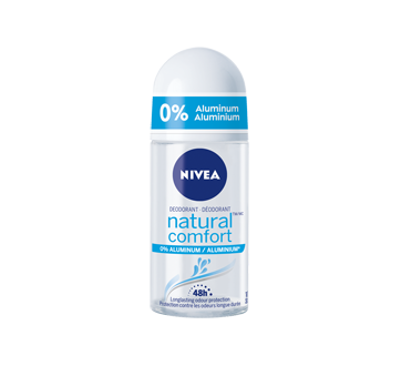 Image of product Nivea - Natural Comfort Aluminum Free Roll-On Deodorant, 50 ml