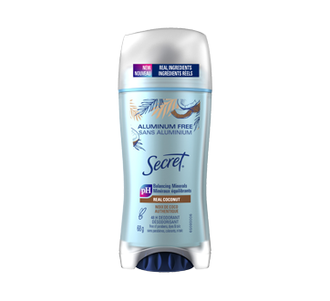 Aluminum Free Deodorant, Coconut, 68 g