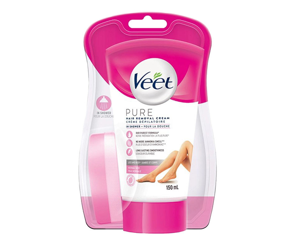 InShower Hair Removal Cream Silky Fresh Legs & Body Normal Skin, 150