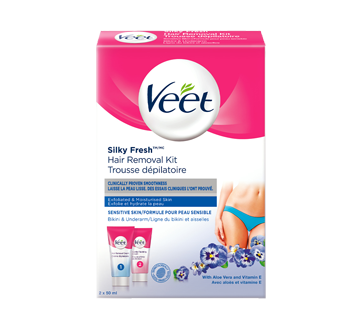 Hair Removal Bikini Kit For Sensitive Skin 2 X 50 Ml Veet