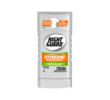 Image of product Right Guard - Right Guard Xtreme Defense Antiperspirant, 73 g, Fresh Blast