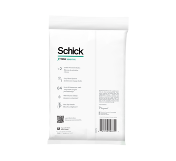 Image 2 of product Schick - Schick Xtreme 2 For Men Sensitive Razor, 12 units