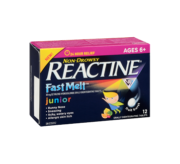 Image 2 of product Reactine - Reactine Fast Melt Junior Formula, 12 units
