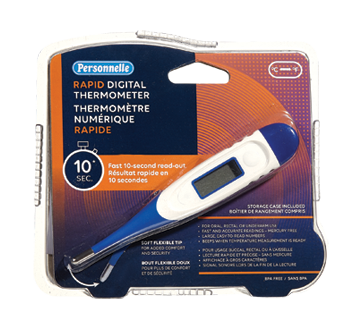 Image of product Personnelle - Rapid Digital Thermometer, 10 seconds