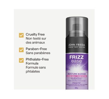 Image 6 of product John Frieda - Frizz Ease Moisure Barrier Hairspray, 340 g, Intense Hold