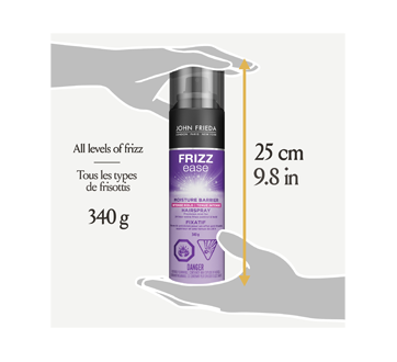 Image 8 of product John Frieda - Frizz Ease Moisure Barrier Hairspray, 340 g, Intense Hold