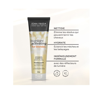 Image 4 of product John Frieda - Sheer Blonde Highlight Activating Enhancing Shampoo for Lighter Blondes, 250 ml
