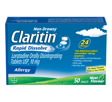 Image of product Claritin - Claritin Allergies 10 mg Rapid Dissolve, 50 units