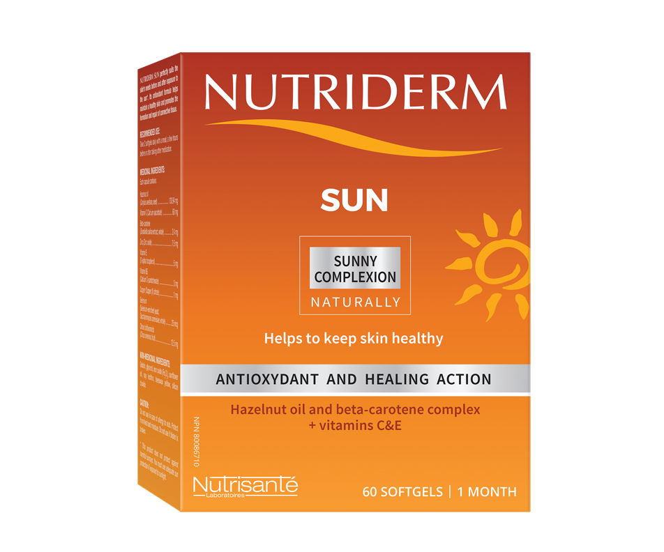 Nutriderm Sun, 60 units – Nutrisanté : Skin | Jean Coutu