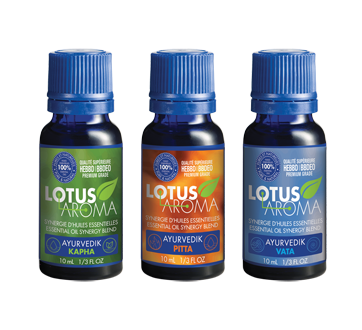 Ayurvedik Essential Oil 3 X 10 Ml Lotus Aroma Body Oil Jean Coutu