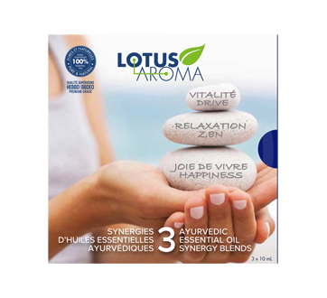 Image 2 of product Lotus Aroma - Ayurvedik Essential Oil, 3 X 10 ml