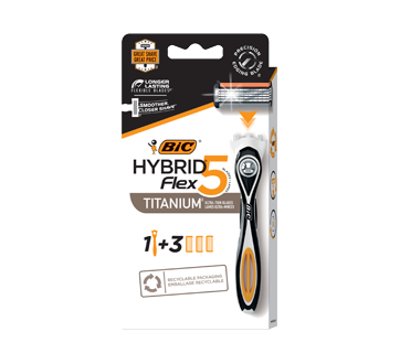 Image 1 of product Bic - Flex5 Hybrid Shaver & Cartridges, 4 units