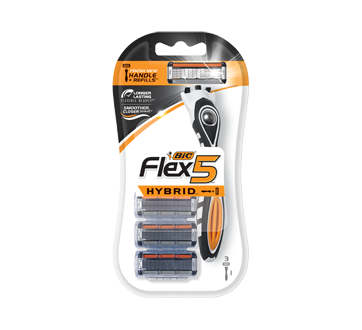 Image 2 of product Bic - Flex5 Hybrid Shaver & Cartridges, 4 units