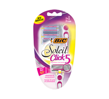 Image 2 of product Bic - Soleil Click5 Shaver & Cartridges, 4 units