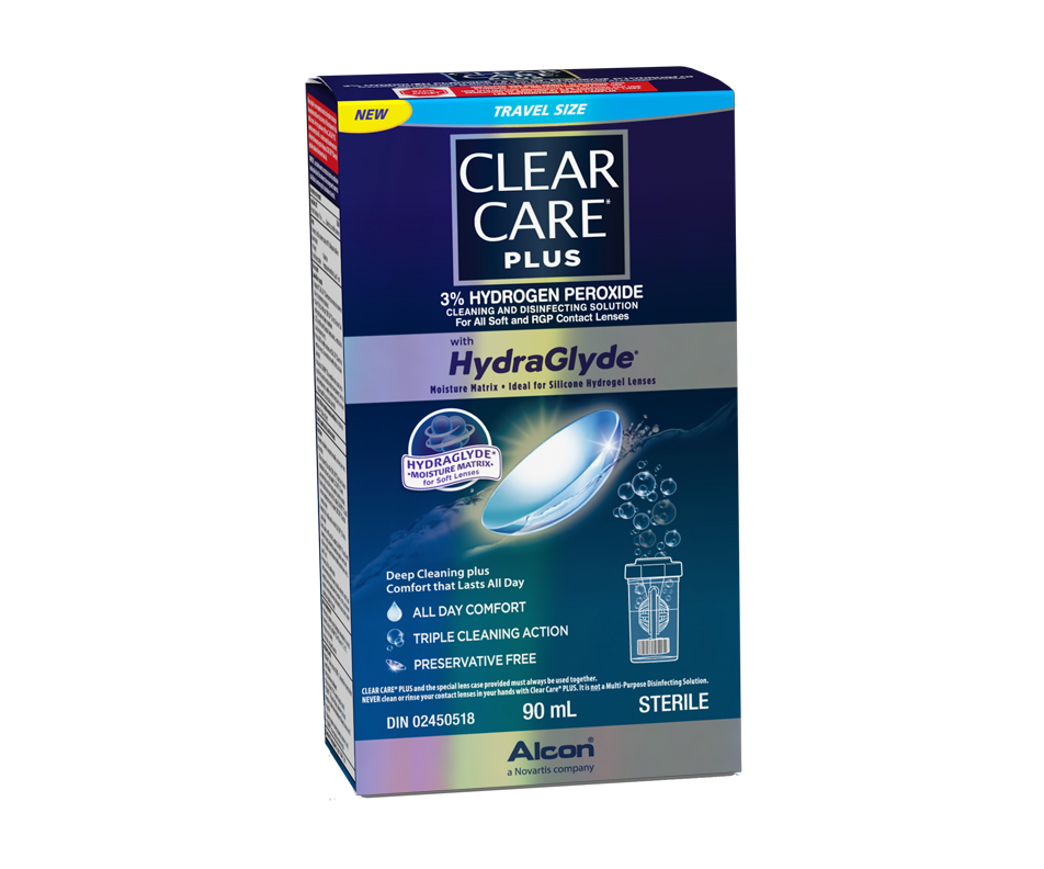 Clear Care Plus Travel pack, 90 ml Clear Care Contact Lens Solution