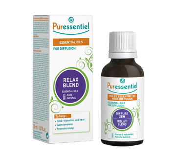 Image of product Puressentiel - Essential Oils for Diffusion, Relax Blend, 30 ml