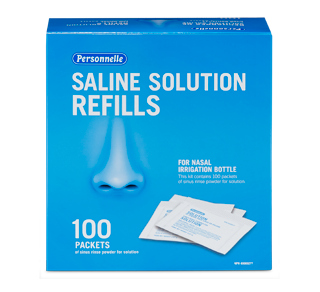 Saline Solution Refills, 100 units