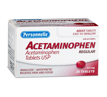 acetaminophen 325 mg 24 units personnelle acetaminophen for
