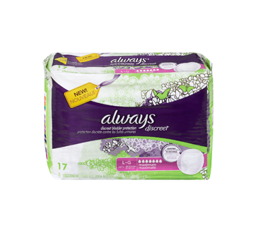 Image 3 of product Always - Discreet Incontinence Underwear, Maximum Absorbency, 17 units, Large