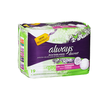 Image 2 of product Always - Discreet Incontinence Underwear, Maximum Absorbency, Small/Medium, 19 units