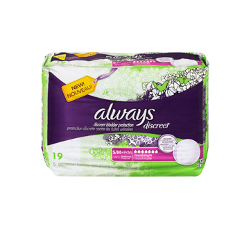 Image 3 of product Always - Discreet Incontinence Underwear, Maximum Absorbency, 19 units, Small/Medium