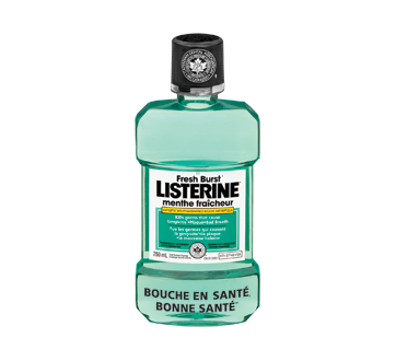 Image of product Listerine - Classic Antiseptic Mouthwash, Fresh Burst, 250 ml