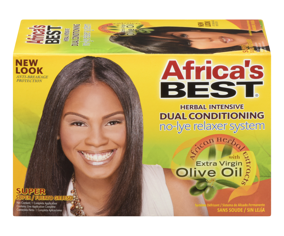No Lye Olive Oil Relaxer, 1 unit, Super Africa's Best Wax, pommade