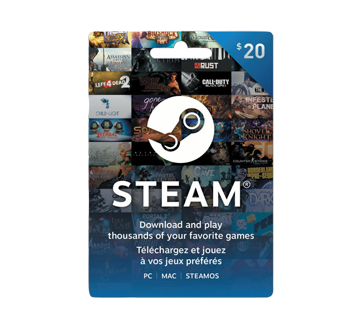 $20 Steam Gift Card, 1 unit