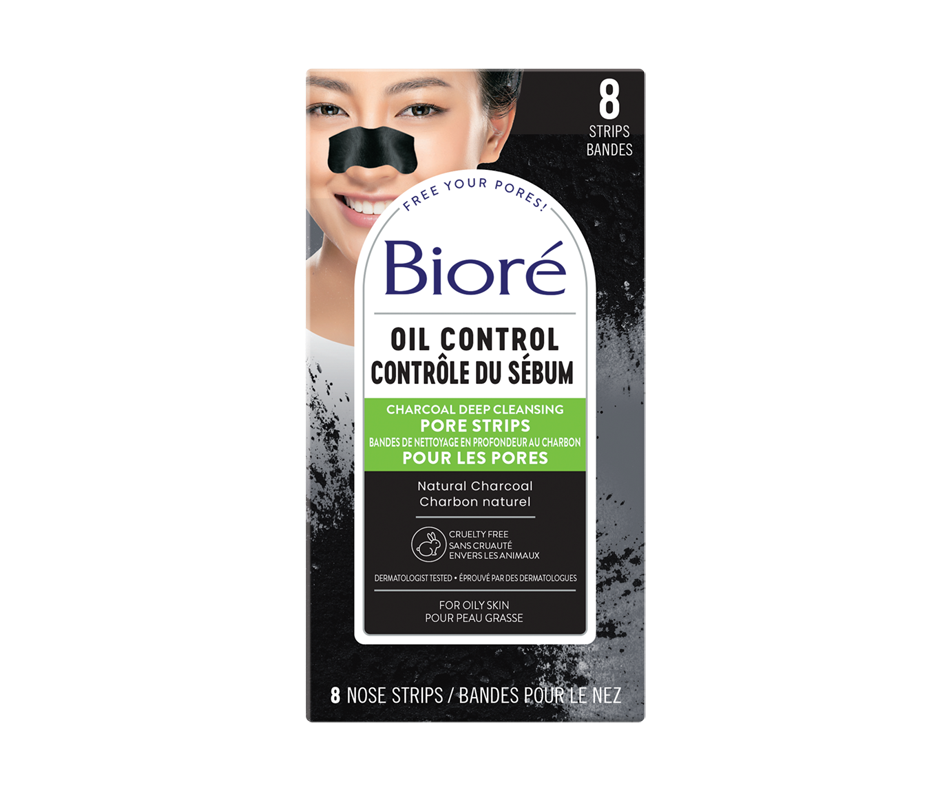 Deep Cleansing Charcoal Pore Strips, 8 units Bioré Cleanser Jean