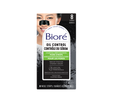 Image 1 of product Bioré - Deep Cleansing Charcoal Pore Strips, 8 units