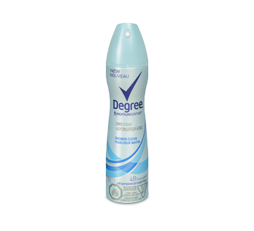 MotionSense Shower Clean Dry Spray Antiperspirant, 107 g