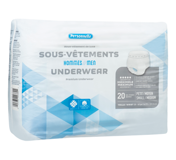 Underwear, Small-Medium, 20 units