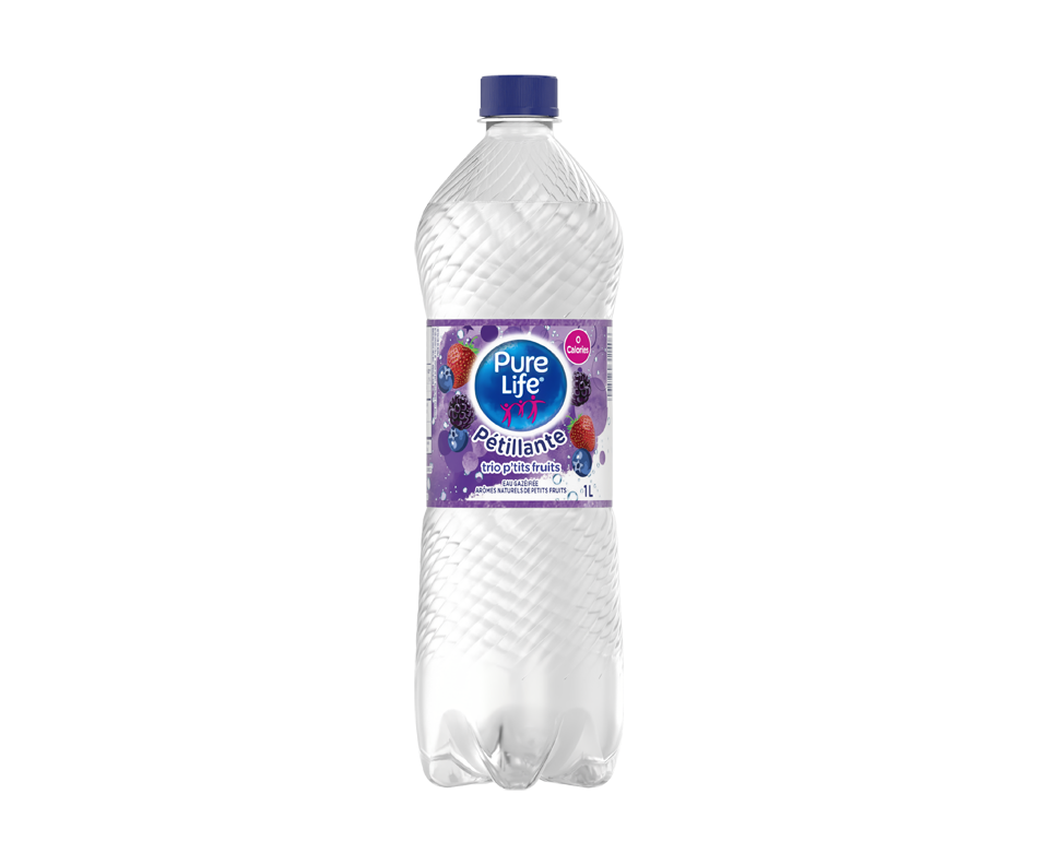 Carbonated Water, 1 L Nestlé Pure Life Carbonated water Jean Coutu
