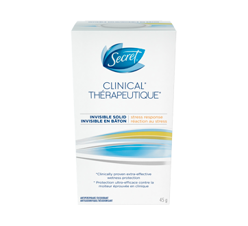 Clinical Invisible Solid Antiperspirant/Deodorant, 45 g, Stress Response
