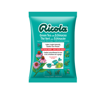 Image of product Ricola - Lozenges, 75 g, Echinacea and Green Tea