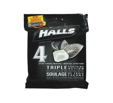 Image of product Halls - Halls Extra Strong, 4 units