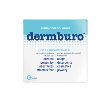 Astringent Solution, 12 bags – Dermburo : Cream, ointment and others | Jean Coutu Astringent Solution, 12 bags – Dermburo : Cream, ointment and others | Jean Coutu