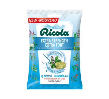 Image of product Ricola - Ricola Bag Extra Strength Icy Menthol