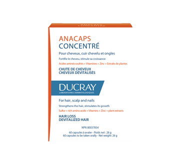 Image of product Ducray - Anacaps Concentrate Food Supplement, 60 units