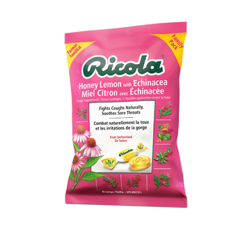 Image of product Ricola - Ricola Bag Honey Lemon with Echinacea
