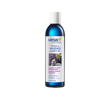 Image of product Lotus Aroma - Massage and Body Oil, 120 ml, Lavandin Grosso and Grapefruit